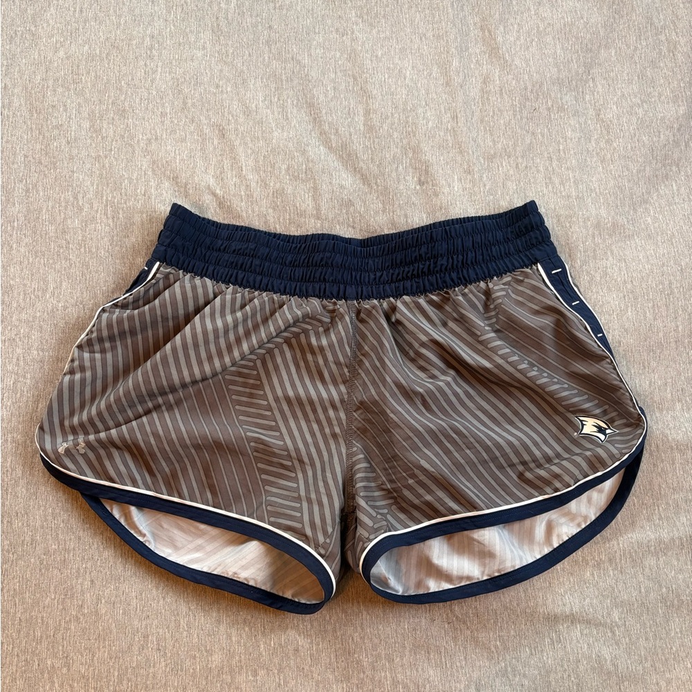 Women's SVSU Blue and Gray Athletic Shorts
